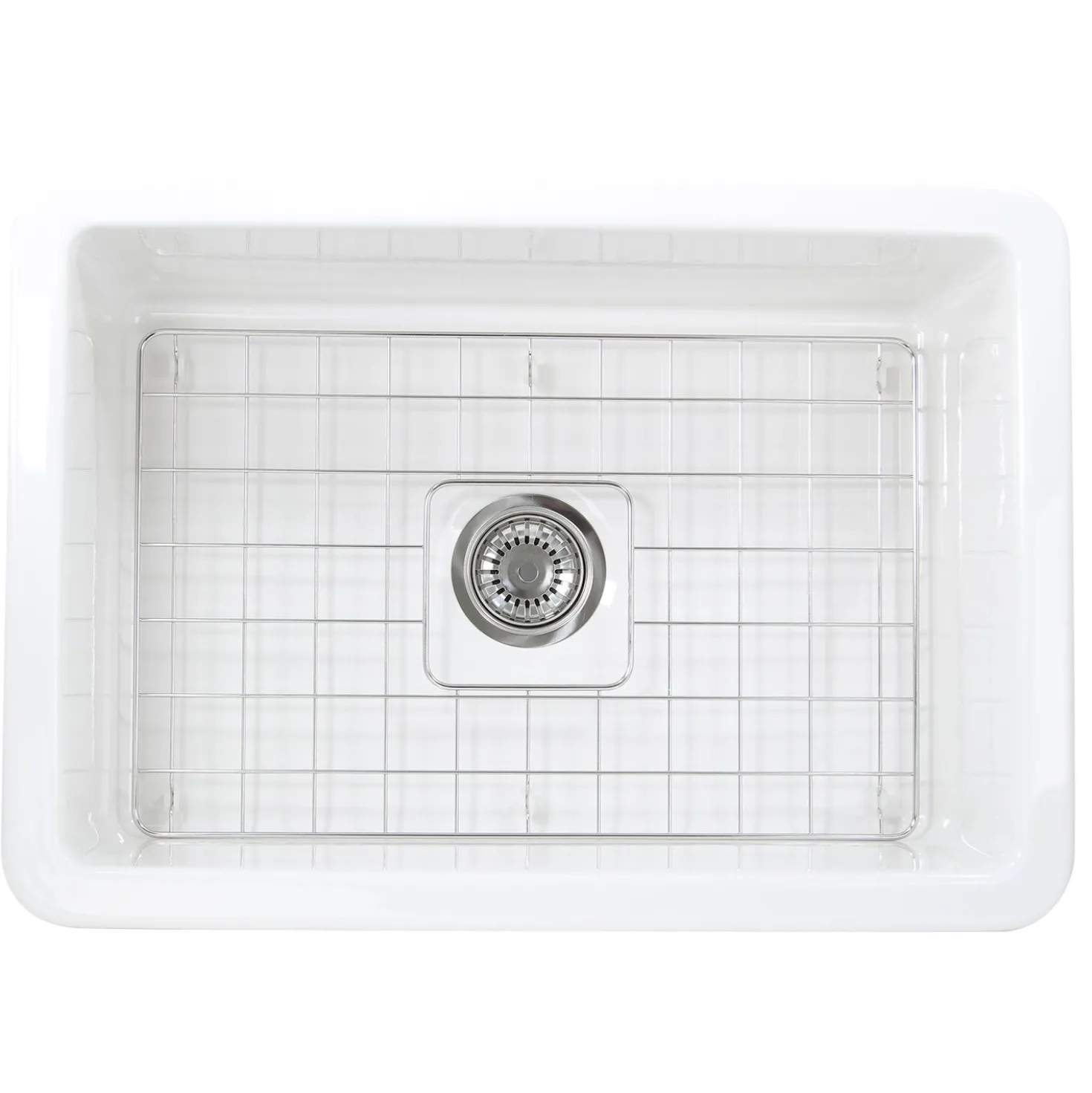 Nantucket Sinks 27" Undermount Fireclay Kitchen Sink Wellfleet-2719W