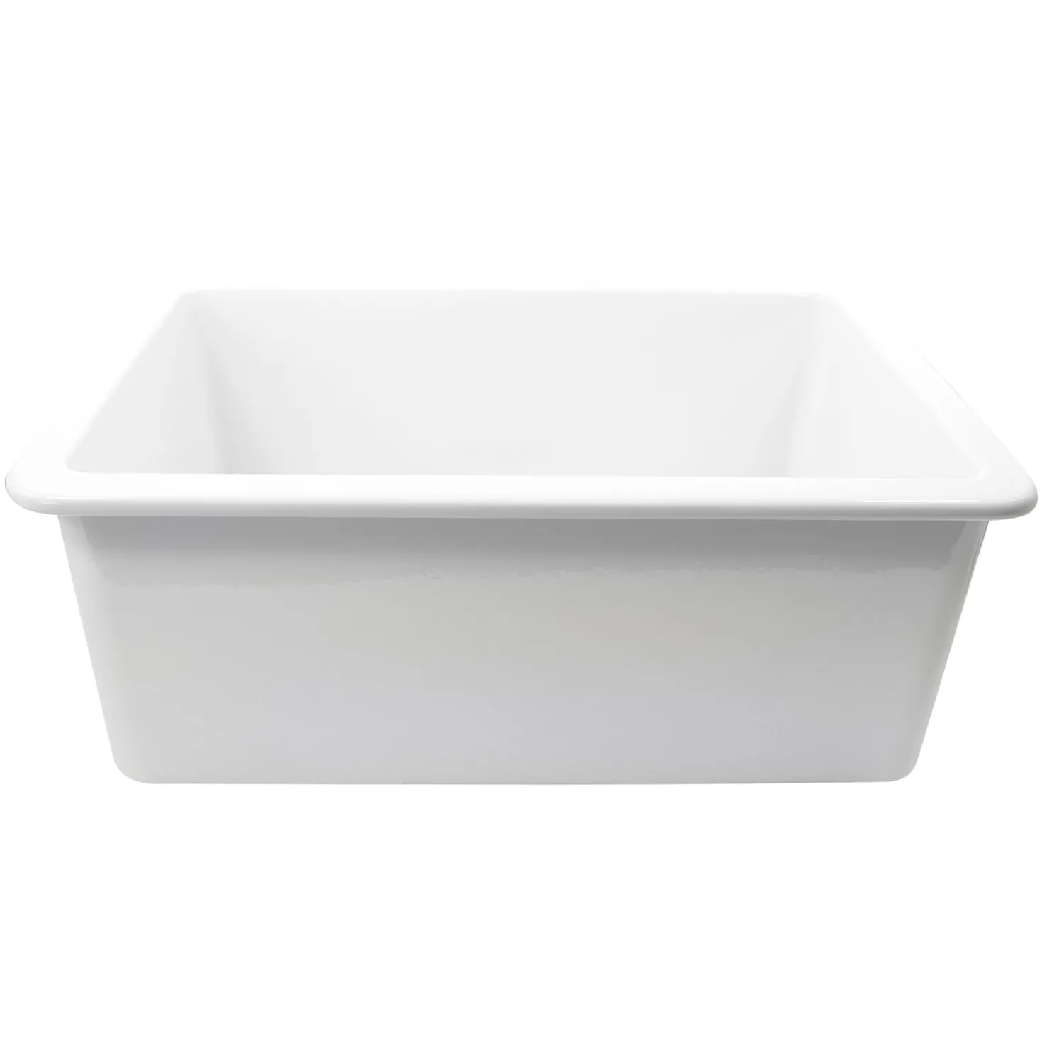 Nantucket Sinks 27" Undermount Fireclay Kitchen Sink Wellfleet-2719W