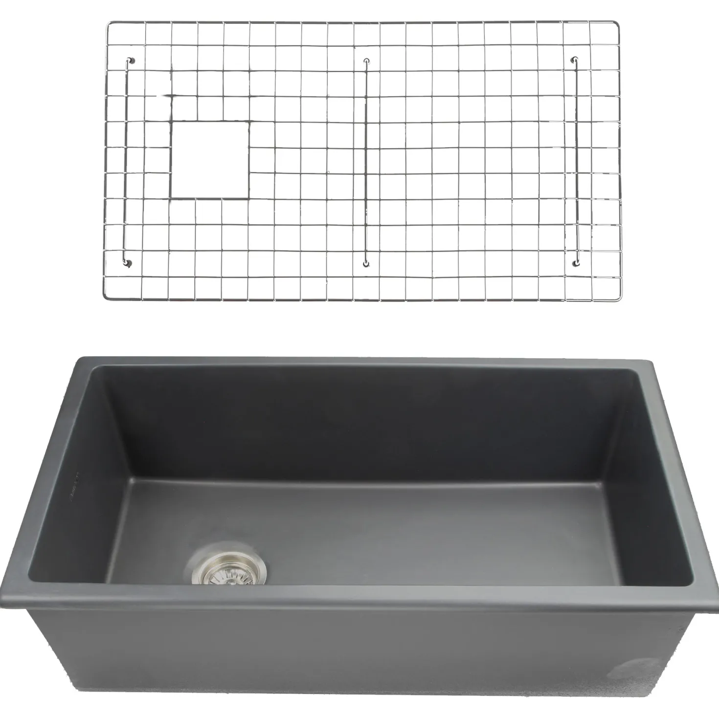 Nantucket Sinks 34" Undermount Fireclay Kitchen Sink