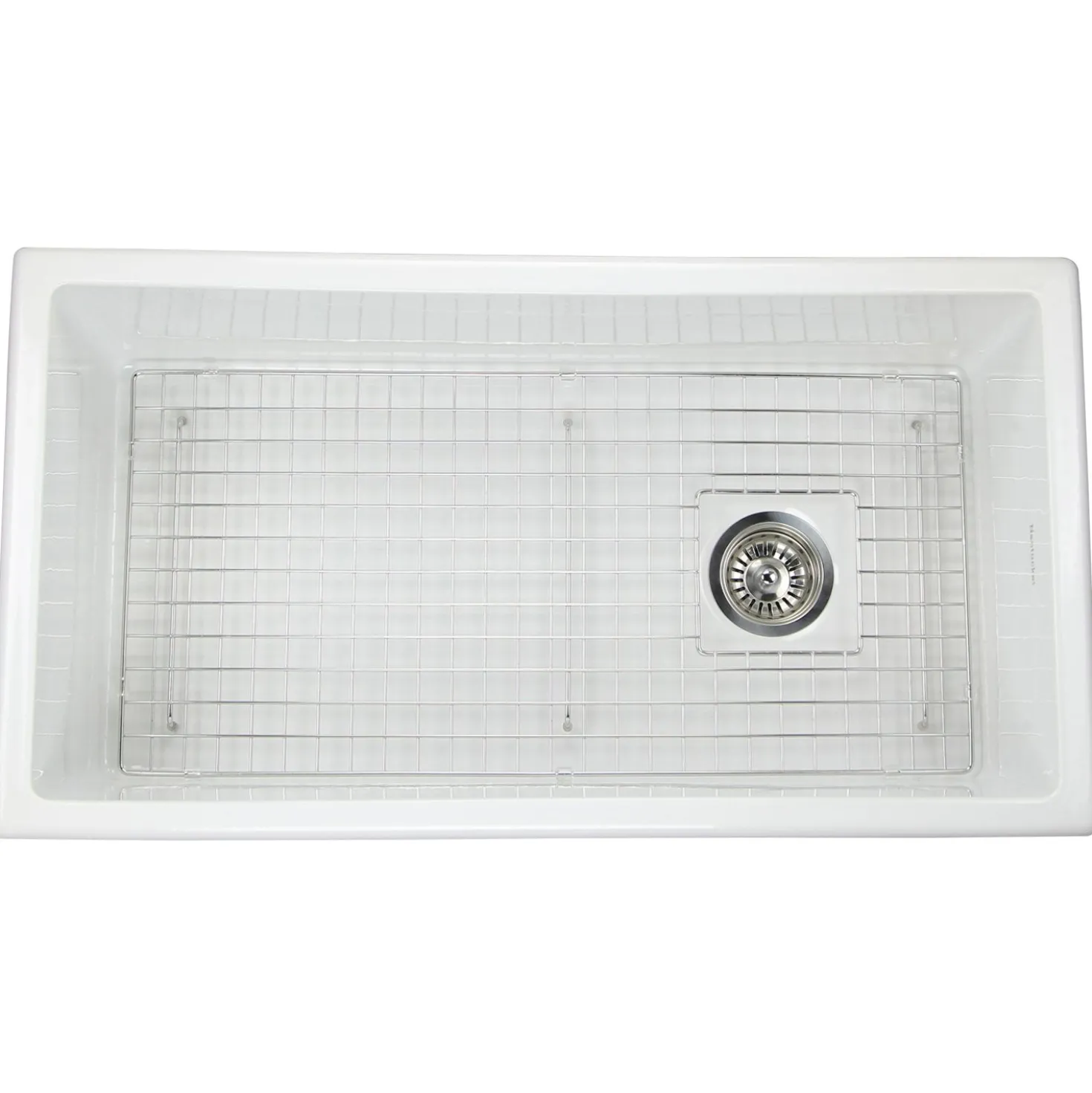 Nantucket Sinks 34" Undermount Fireclay Kitchen Sink