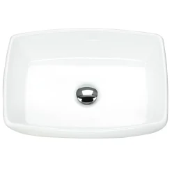 Nantucket Sinks White Rectangular Vessel Sink NSV1913