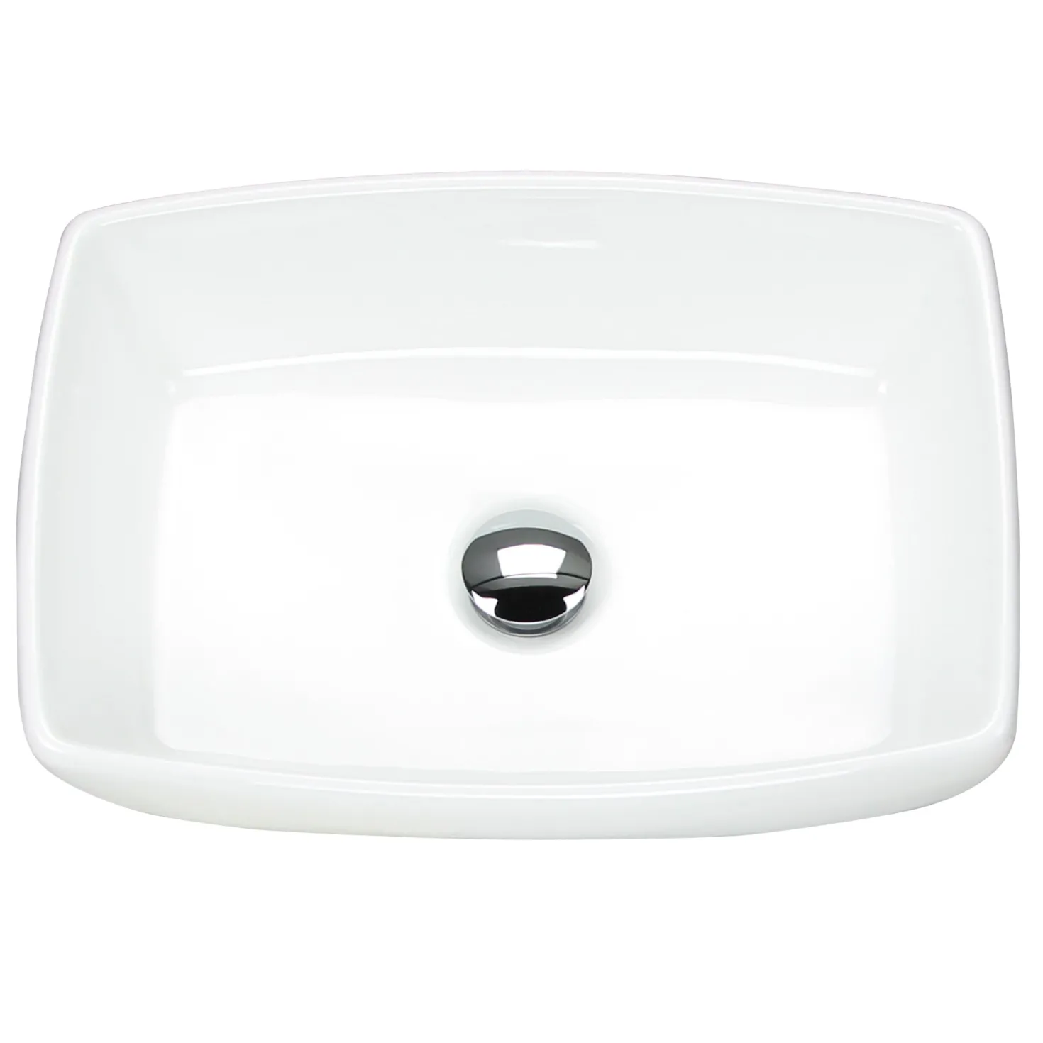 Nantucket Sinks White Rectangular Vessel Sink NSV1913