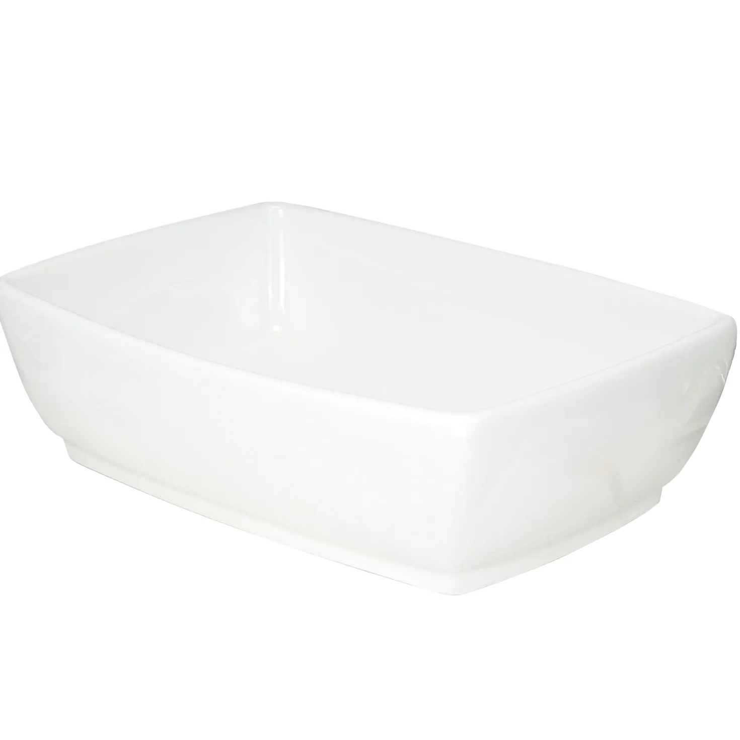 Nantucket Sinks White Rectangular Vessel Sink NSV1913
