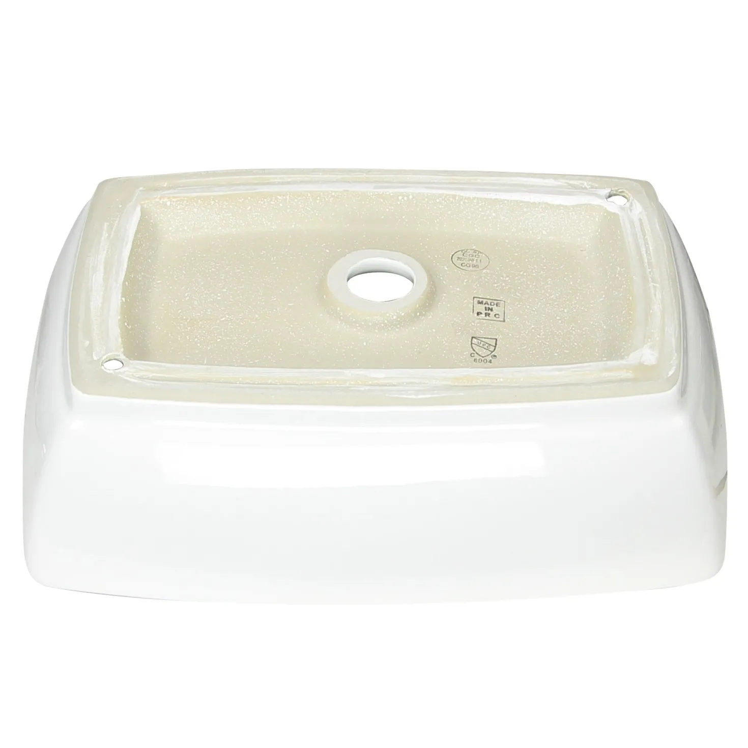 Nantucket Sinks White Rectangular Vessel Sink NSV1913
