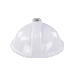 Nantucket Sinks 17 x 14 Glazed Bottom Undermount Oval Ceramic Sink in White