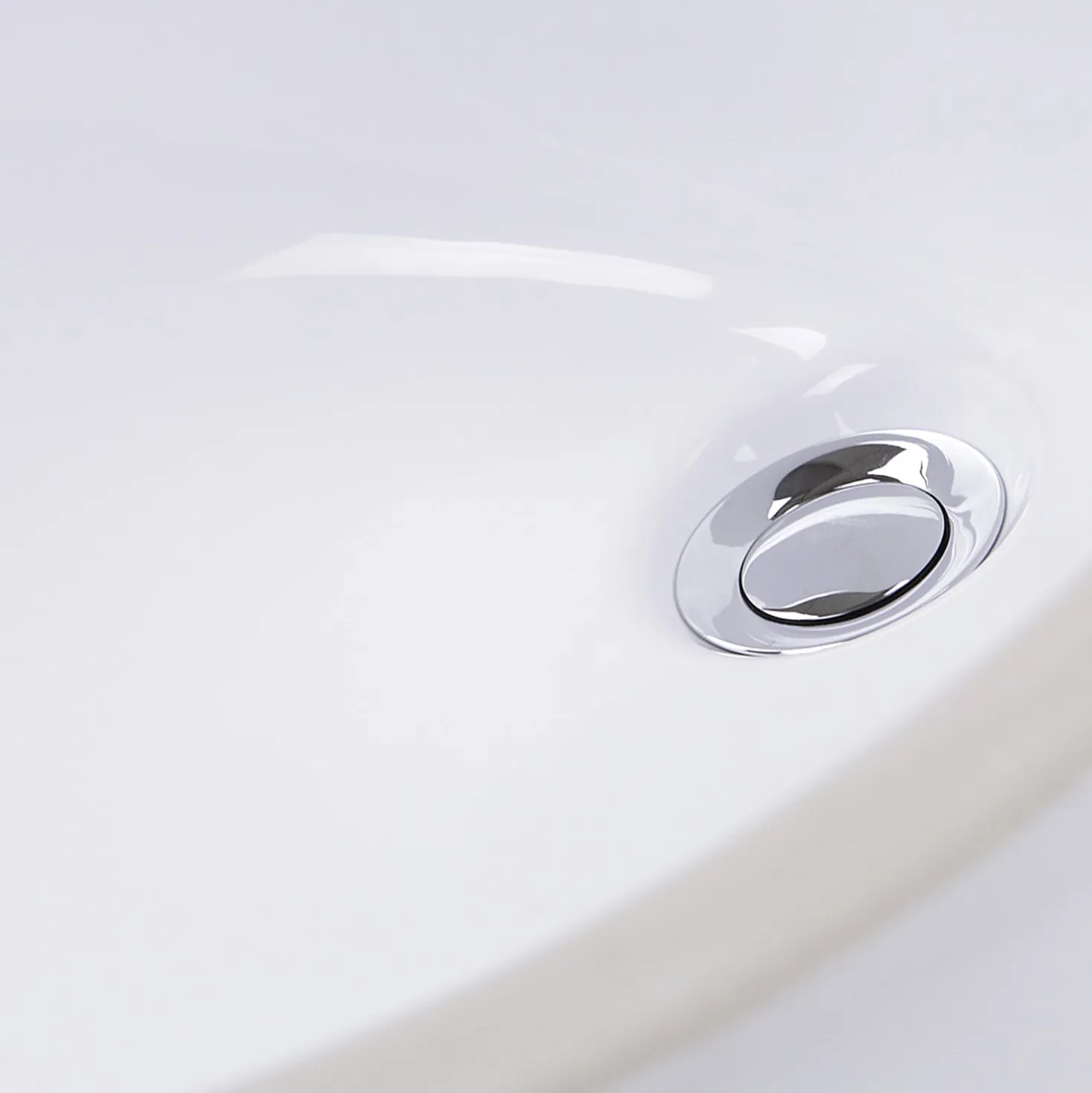 Nantucket Sinks 15 x 12 Glazed Bottom Undermount Oval Ceramic Sink in White