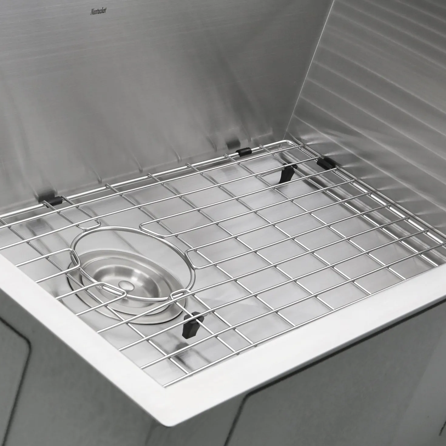 Nantucket Sinks ZR3219-16 - 32" Pro Series Large Rectangle Single Bowl Undermount Zero Radius Stainless Steel Kitchen Sink