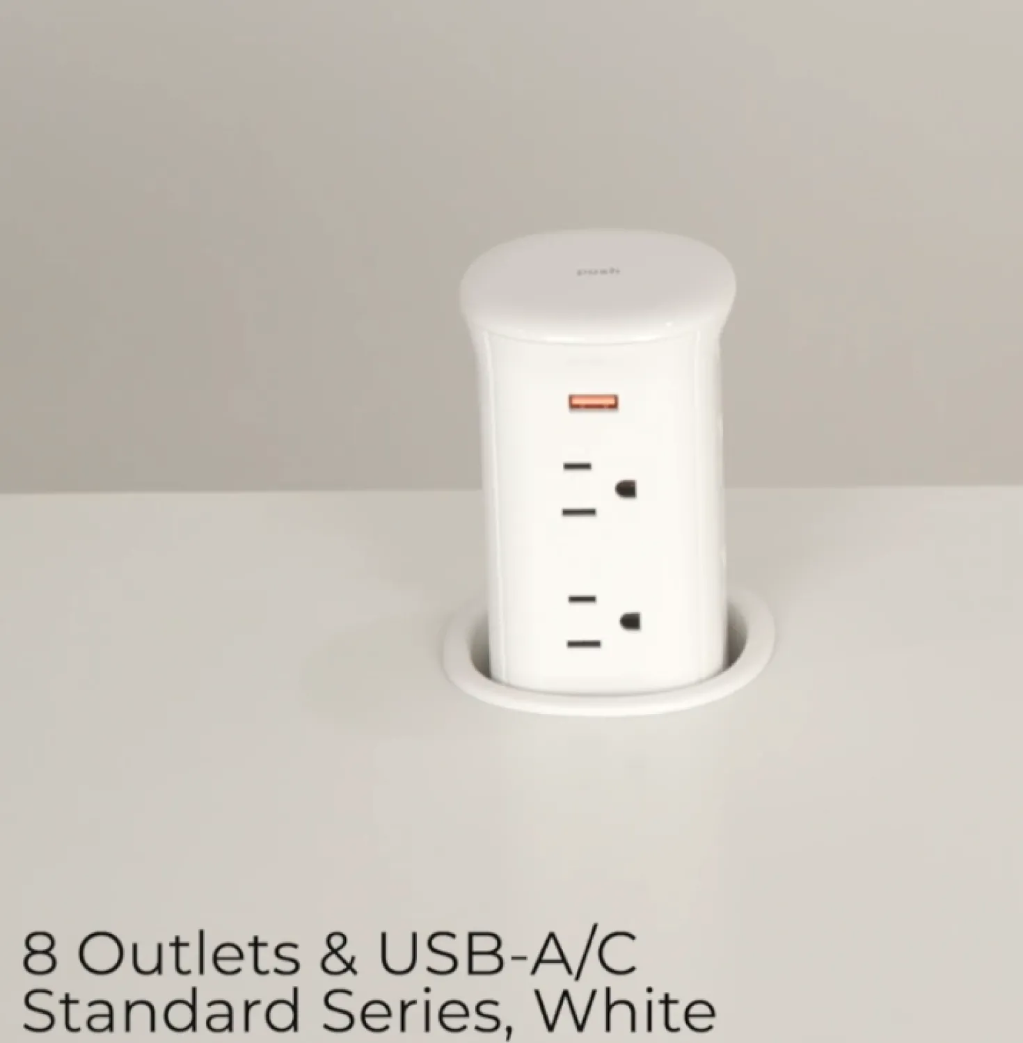 Pop-Up Hidden Outlet Tower | 8 Outlets & USB