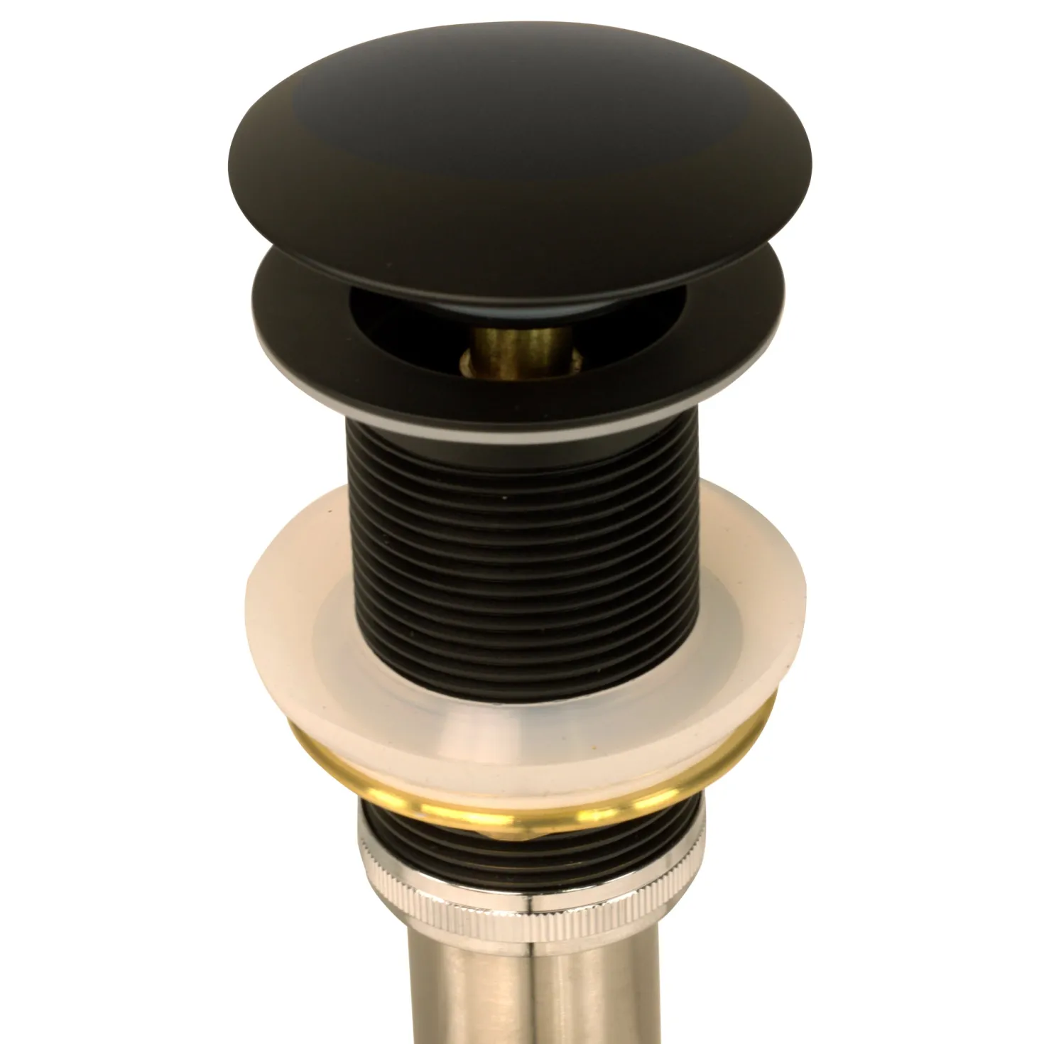 Pop Up Umbrella Bathroom Drain, Non Overflow