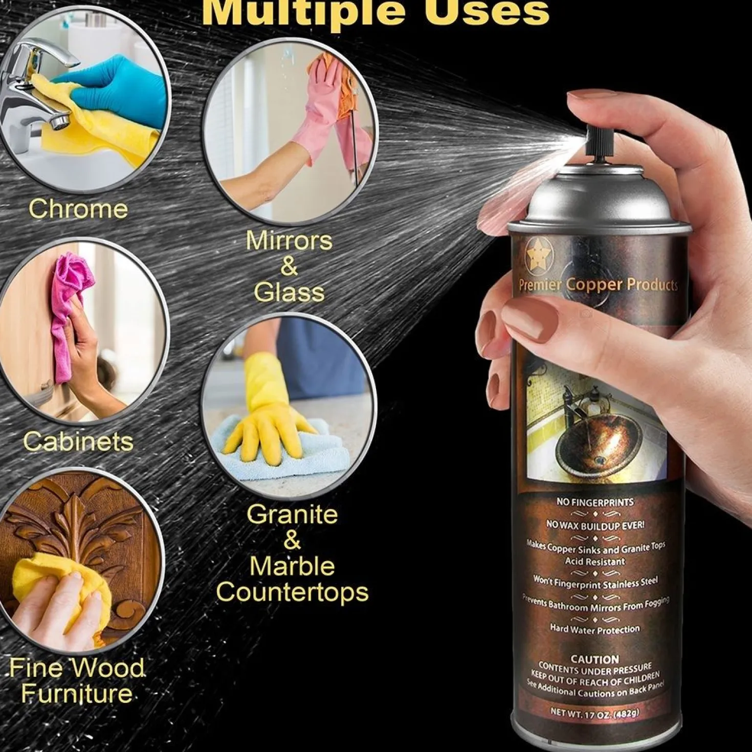 Premier Copper Products Copper Sink Wax Protectant