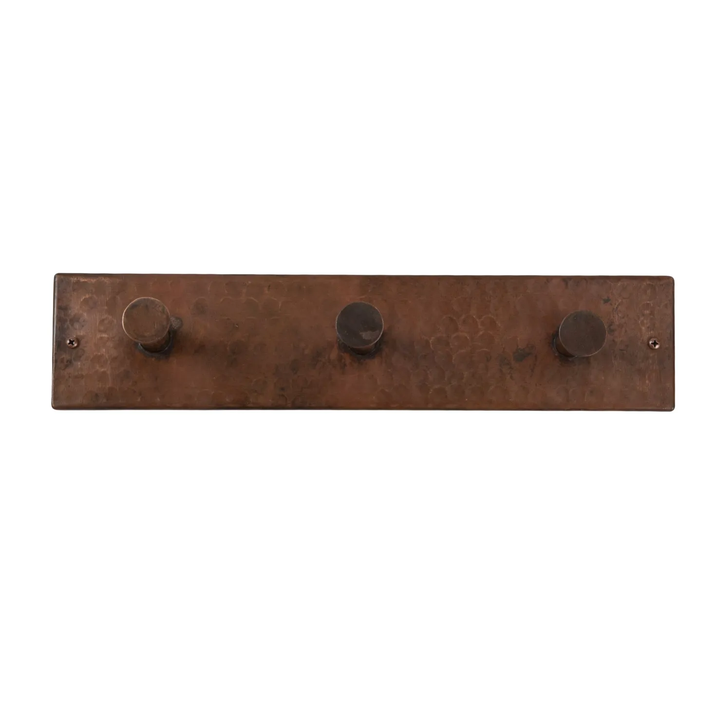 Premier Copper Products Hand Hammered Copper Triple Robe/Towel Hook