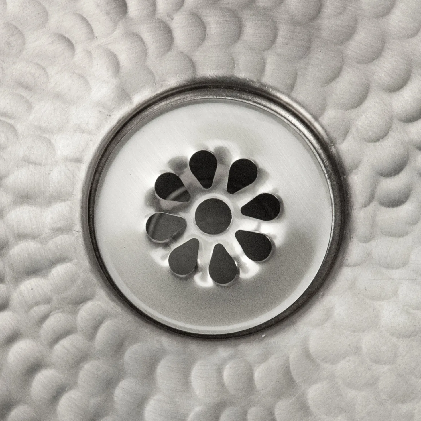 Premier Copper Products 1.5" Non-Overflow Grid Bathroom Sink Drain - Brushed Nickel