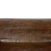 Premier Copper Products Rectangle Under Counter Hammered Copper Bathroom Sink