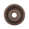 Premier Copper Products 14" Round Hammered Copper Bar Sink with Drain