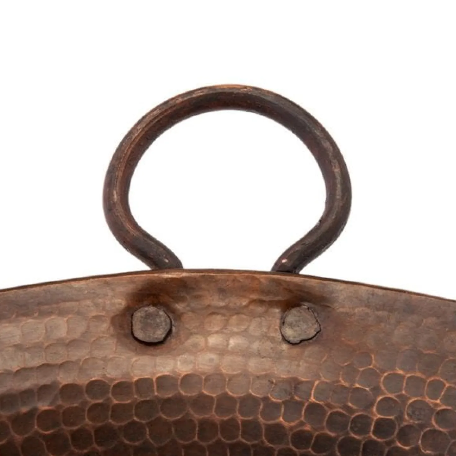 Premier Copper Products 16" Round Miners Pan Vessel Hammered Copper Sink