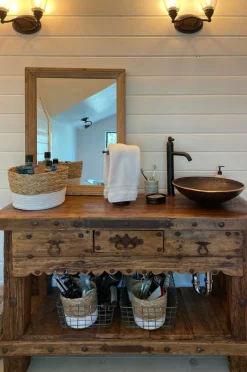 Premier Copper Products Round Hand Forged Old World Copper Vessel Sink
