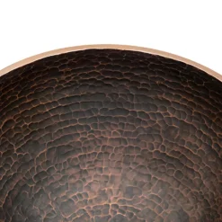 Premier Copper Products 13" Round Hand Forged Old World Copper Vessel Sink