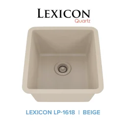 Rectangle Quartz Composite Bar/Prep Sink
