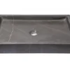 Rectangular Vessel Sink in Honed Pietra Grey Marble