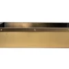 Rectangular 20' x 16" Undermount Stainless Steel Bathroom Sink and Drain in Antique Gold