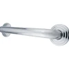 Restoration 18" Brass Decorative Grab Bar in Polished Chrome