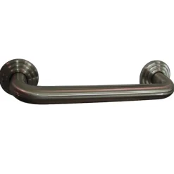 Restoration 18" Brass Decorative Grab Bar in Brushed Nickel