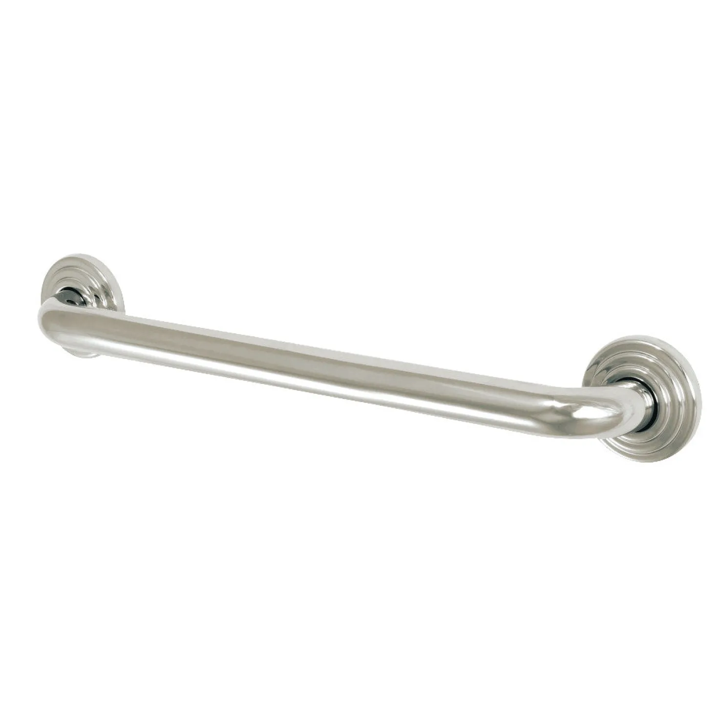 Restoration 18" Brass Decorative Grab Bar in Polished Nickel