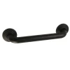 Restoration 12" Brass Decorative Grab Bar in Matte Black