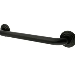 Restoration 12" Brass Decorative Grab Bar in Oil Rubbed Bronze