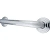 Restoration 12" Brass Decorative Grab Bar in Polished Chrome
