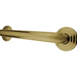Restoration 30" Brass Decorative Grab Bar in Polished Brass