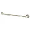 Restoration 30" Brass Decorative Grab Bar in Polished Nickel