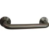 Restoration 16" Brass Decorative Grab Bar in Brushed Nickel