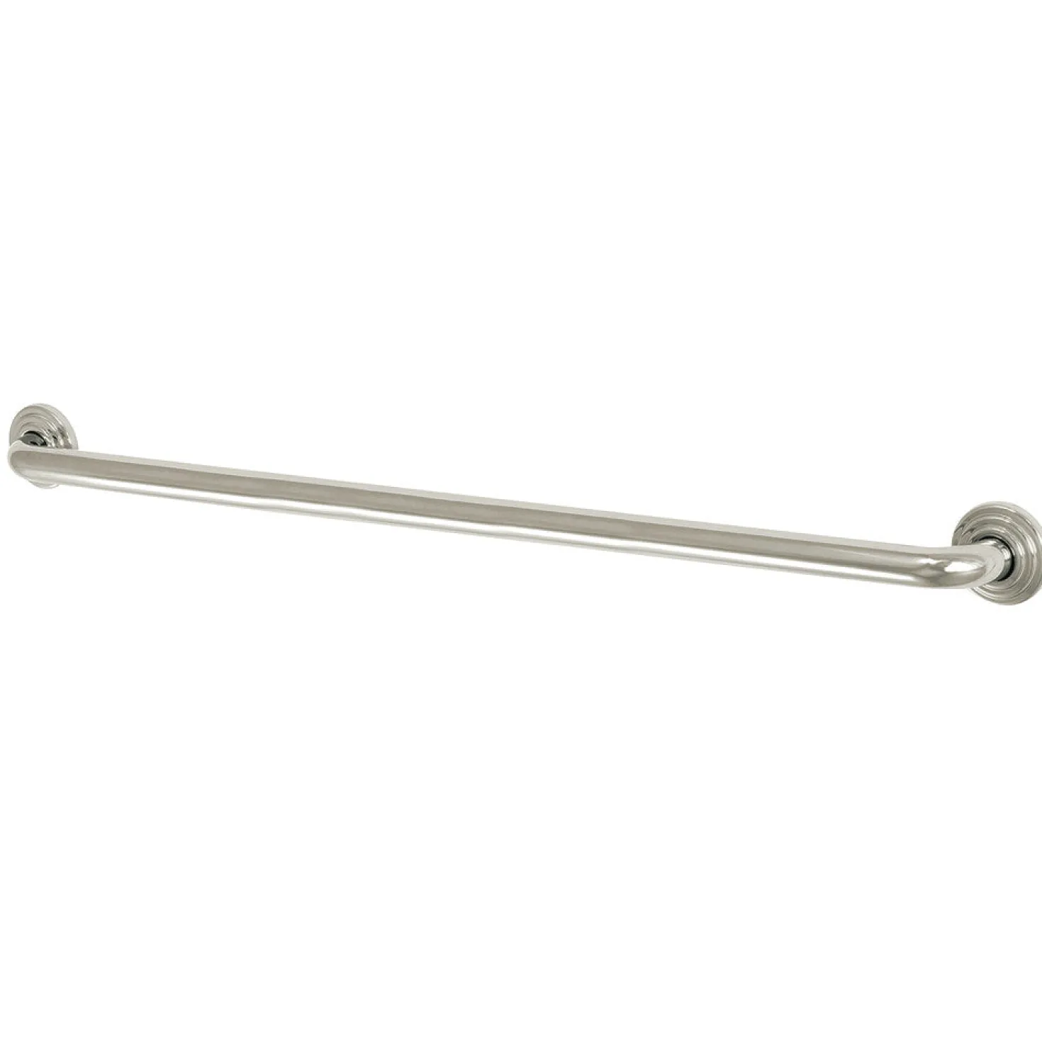 Restoration 36" Brass Decorative Grab Bar in Polished Nickel