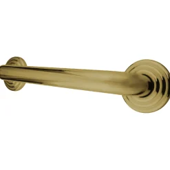 Restoration 24" Brass Decorative Grab Bar in Polished Brass