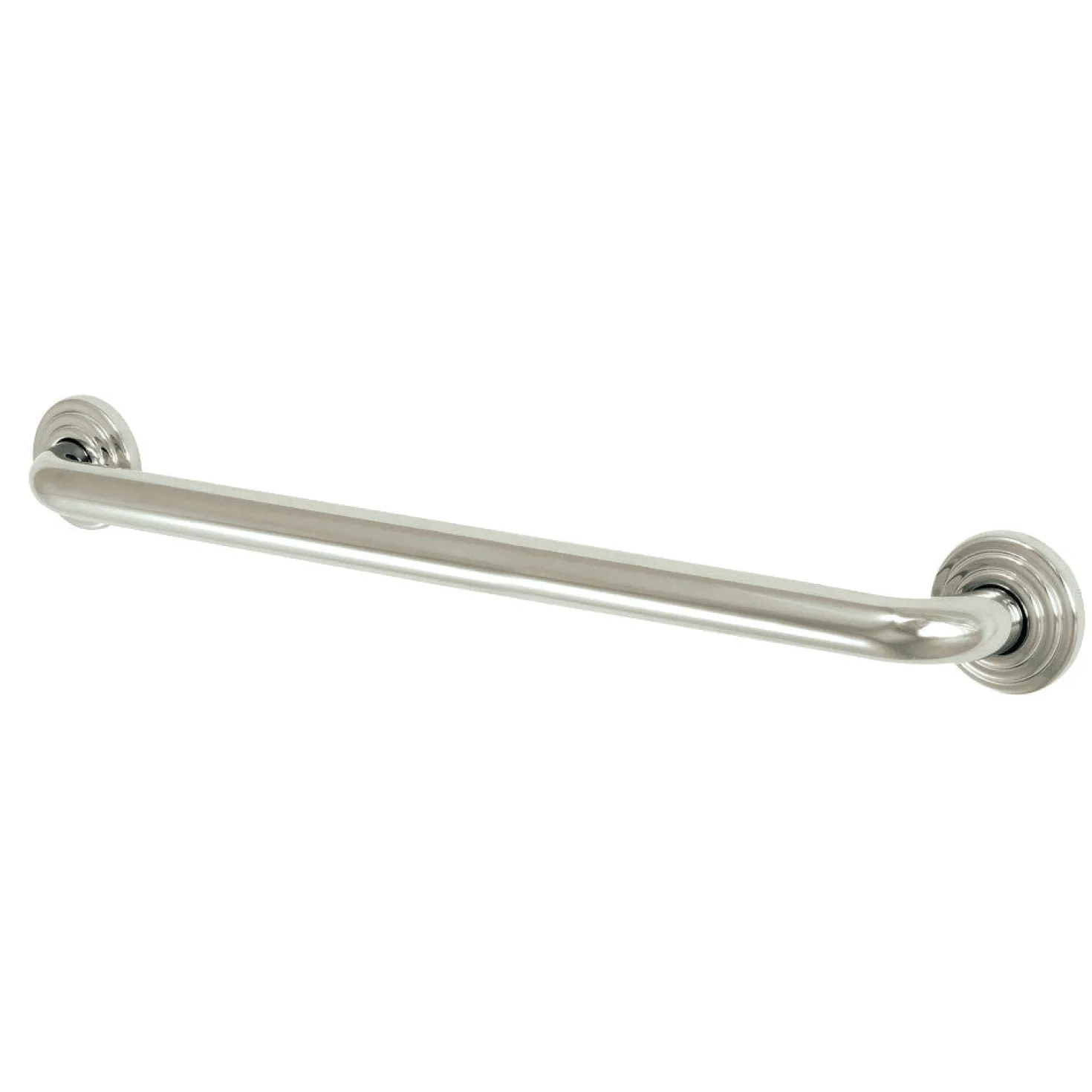 Restoration 24" Brass Decorative Grab Bar in Polished Nickel