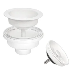 Ruvati 27" Composite Undermount Single Bowl Kitchen Sink in Arctic White