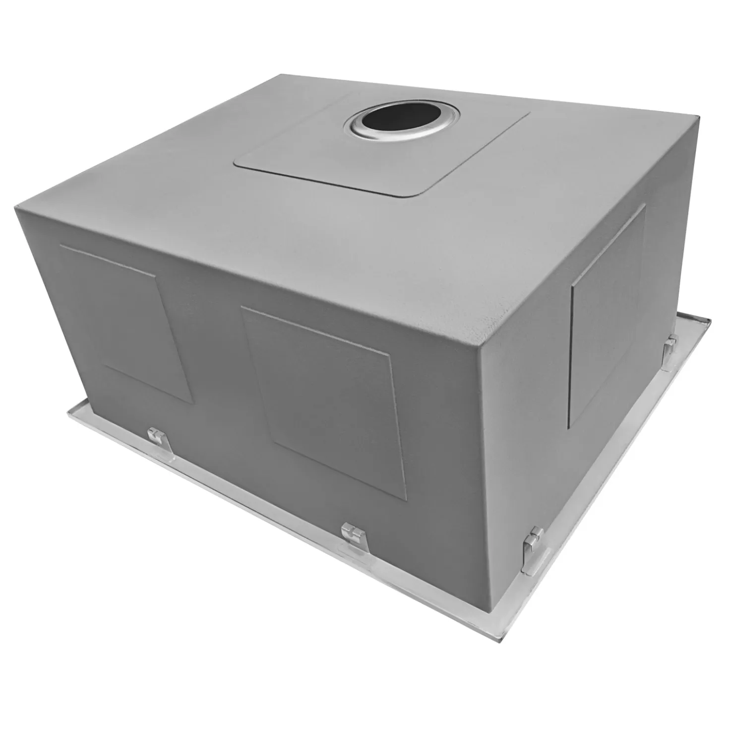 Ruvati 12" Deep Small Radius Topmount 25" x 22" Laundry Sink