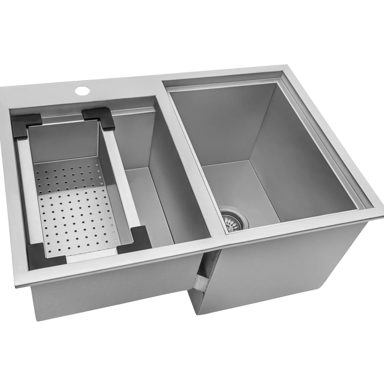 Ruvati Drop-In Outdoor Sink with Double-Wall Ice Chest Cooler