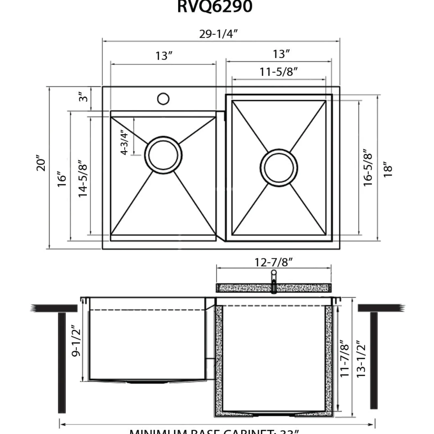 Ruvati Drop-In Outdoor Sink with Double-Wall Ice Chest Cooler