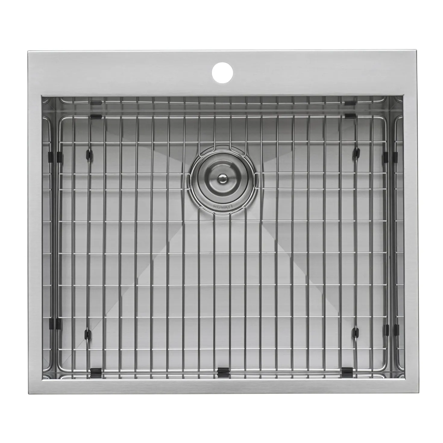 Ruvati 25" Drop-in Topmount 16 Gauge Stainless Steel Single Bowl Kitchen Sink