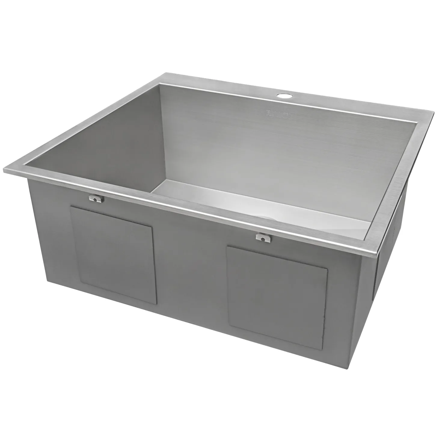 Ruvati 25" Drop-in Topmount 16 Gauge Stainless Steel Single Bowl Kitchen Sink