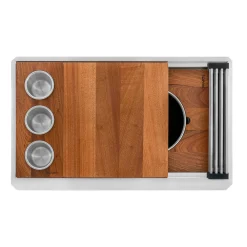 Ruvati 39" Dual Tier Undermount Workstation Kitchen Sink