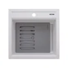 Ruvati 20" epiCube Granite Composite Workstation Topmount Prep Sink Matte White