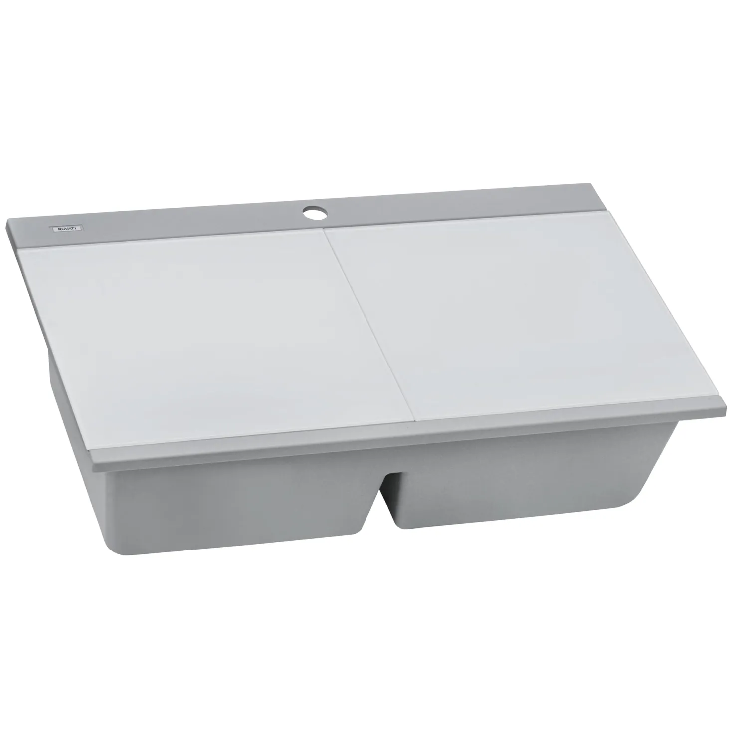 Ruvati 34" epiGranite Topmount Workstation Ledge Granite Composite Kitchen Sink
