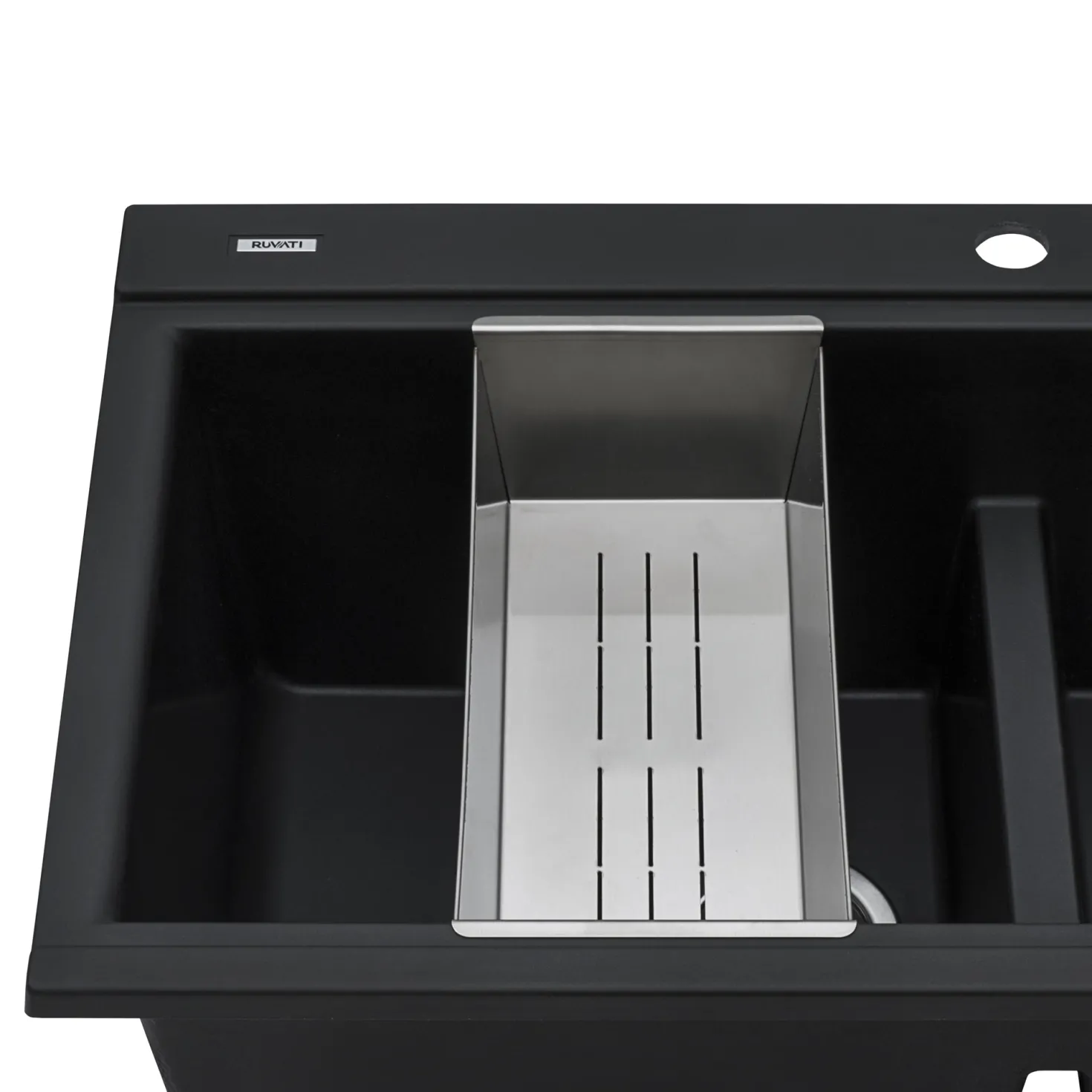 Ruvati 34" epiGranite Topmount Workstation Ledge Granite Composite Kitchen Sink