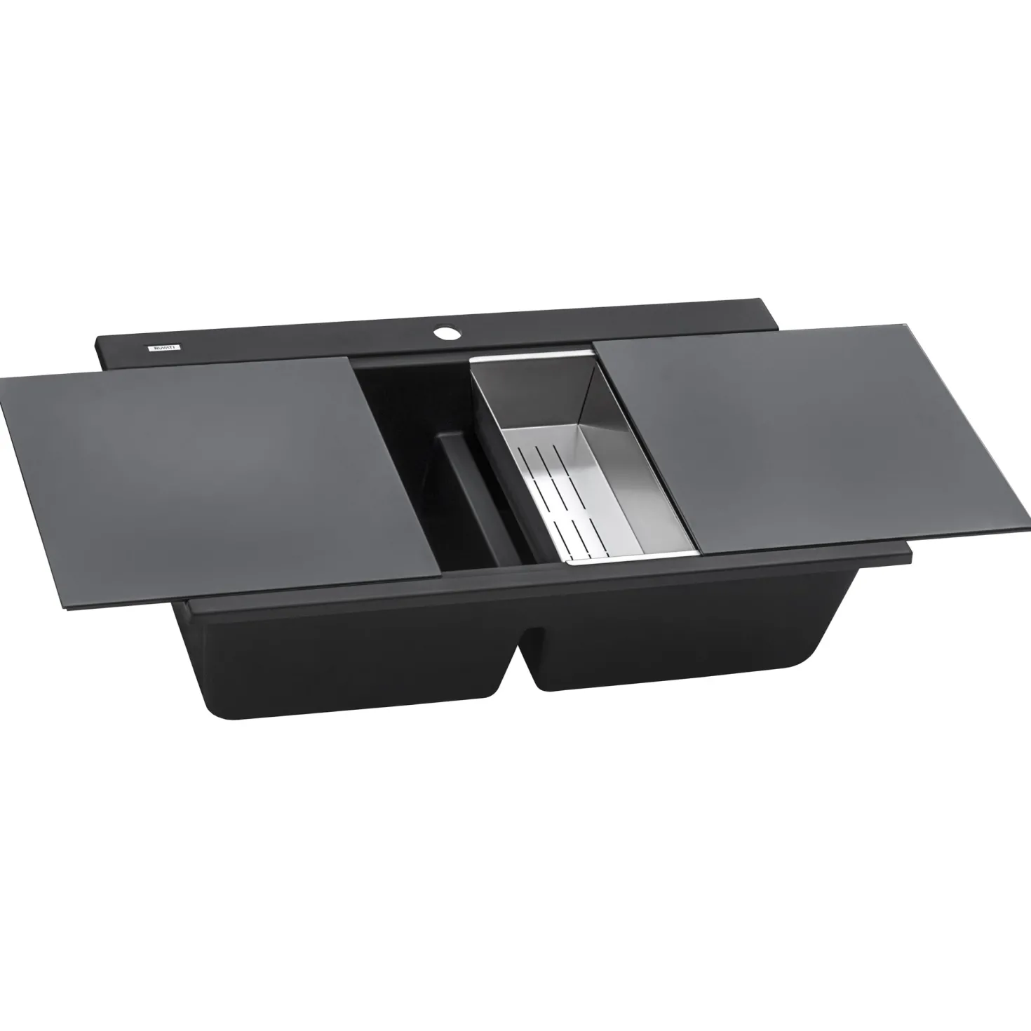Ruvati 34" epiGranite Topmount Workstation Ledge Granite Composite Kitchen Sink