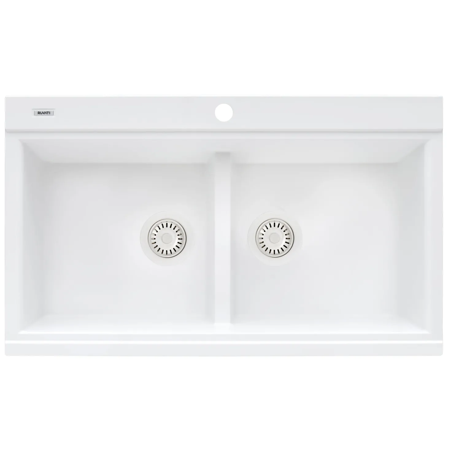 Ruvati 34" epiGranite Topmount Workstation Ledge Granite Composite Kitchen Sink