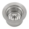 Ruvati Extended Garbage Disposal Flange with Deep Basket Strainer for Kitchen Sinks