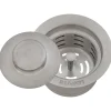 Ruvati Extended Garbage Disposal Flange Basket Strainer and Stopper